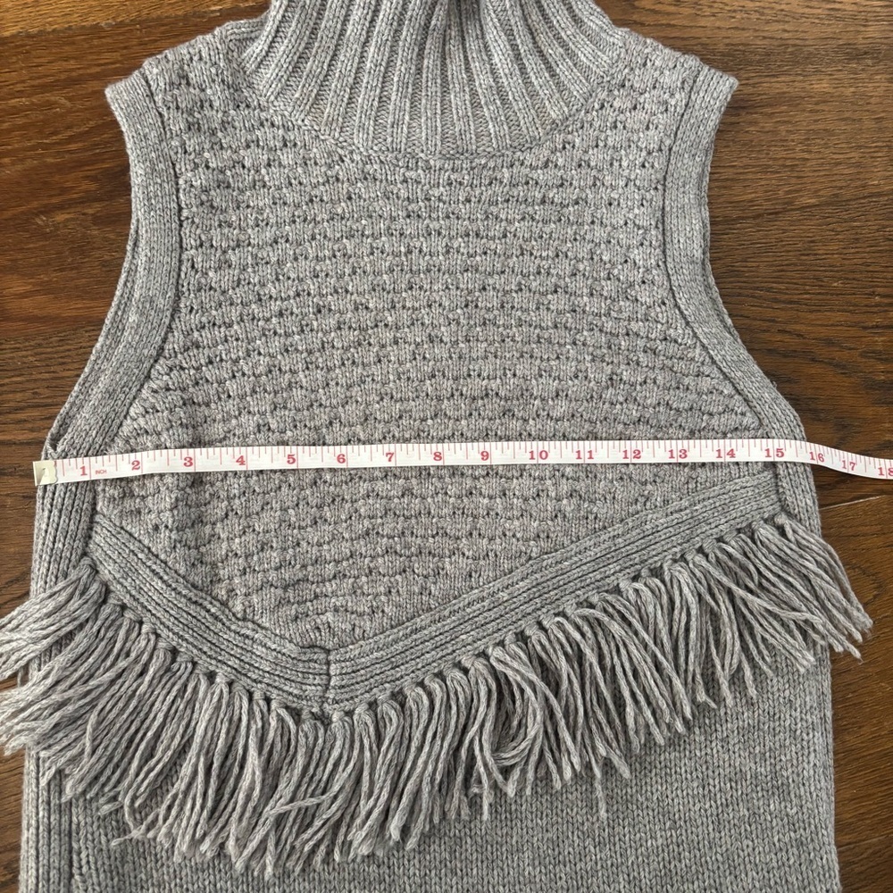 Anthropologie Nomad Morgan CarperSleeveless Turtleneck Sweater Tunic - Picture 13 of 15